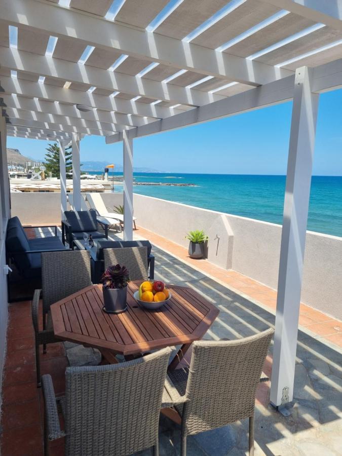 Astra Sea View Apartment, Sea Front Kokkini Hani ภายนอก รูปภาพ